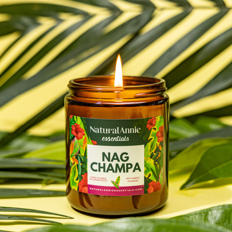 NAG CHAMPA 9 oz Scented Soy Candle
