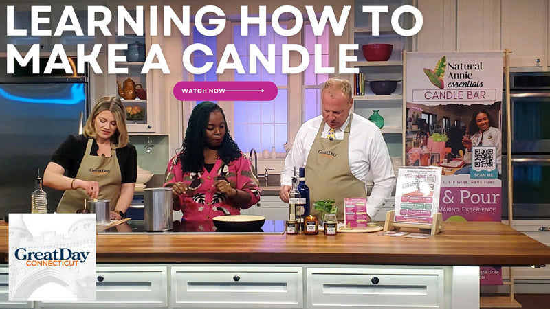 Eyewitness News3 Great Day Connecticut- Learning how to make a candle