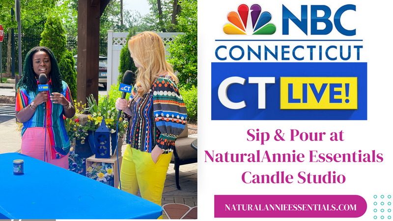 NBC CONNECTICUT: CT LIVE! Sip & Pour Events at NaturalAnnie Essentials