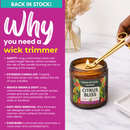 Gold Candle Wick Trimmer