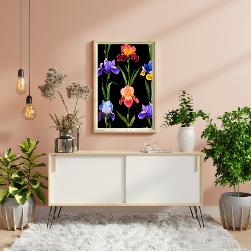 EXOTIC EDEN: An Eclectic Floral Printed wall art