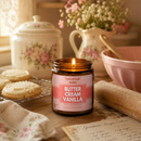 BUTTER CREAM VANILLA 9 oz Scented Soy Candle