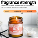 BUTTER CREAM VANILLA 9 oz Scented Soy Candle