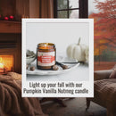 PUMPKIN VANILLA NUTMEG Scented Soy Candle | 9oz
