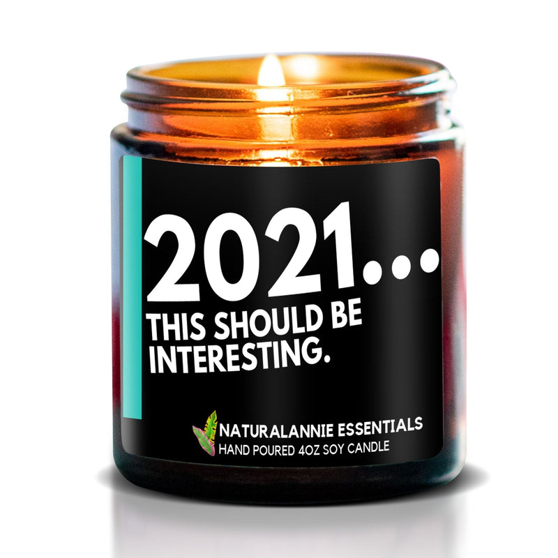 2021...this should be interesting burning candle