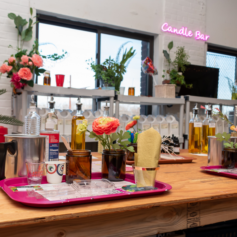 Candle shop making shop