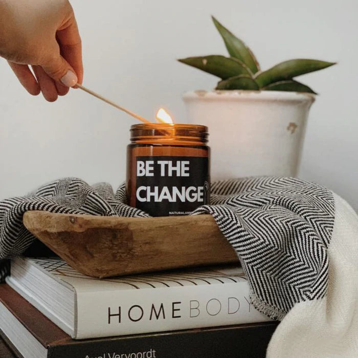 BE THE CHANGE: Coconut Bamboo Scented Soy Candle