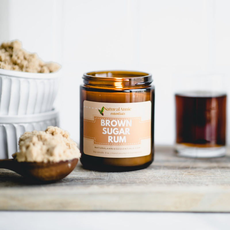 BROWN SUGAR RUM  9 oz Scented Soy Candle