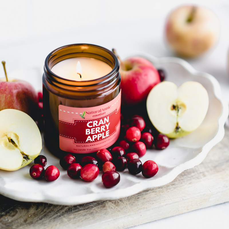 CRANBERRY APPLE 4 oz Scented Soy Candle