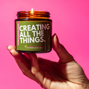 CREATING ALL THE THINGS: Sandalwood & Musk Scented Soy Candle