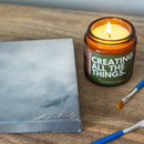 CREATING ALL THE THINGS: Sandalwood & Musk Scented Soy Candle