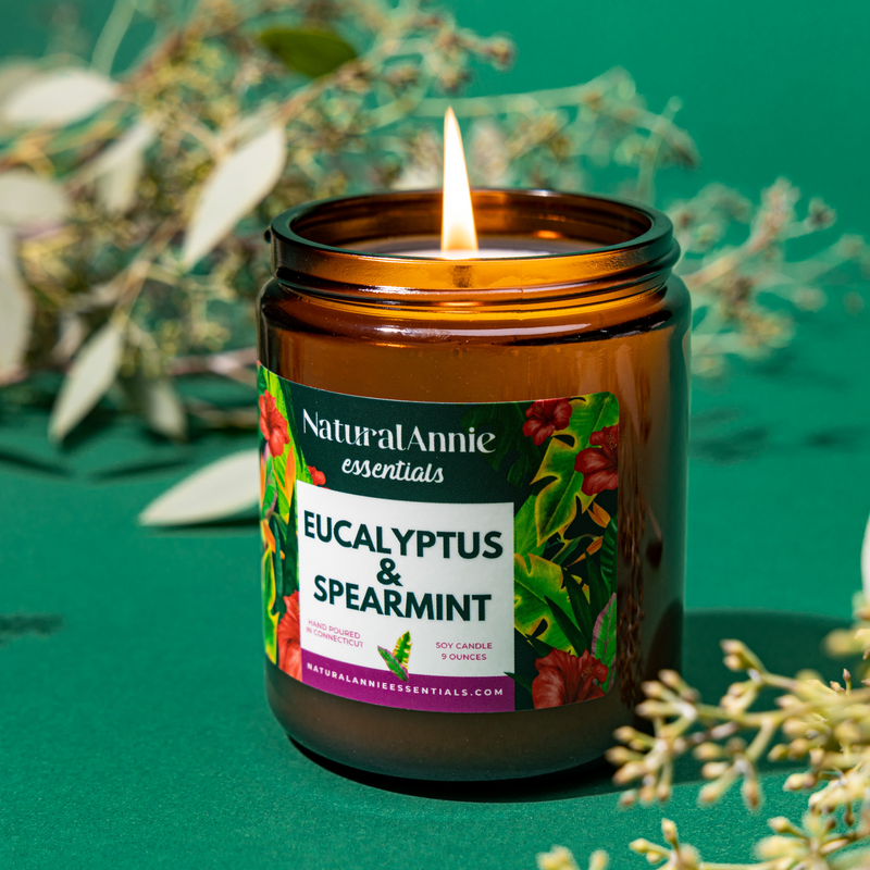 EUCALYPTUS & SPEARMINT 4 oz Scented Soy Candle