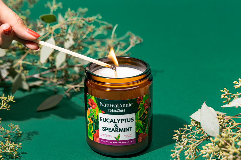 EUCALYPTUS & SPEARMINT 9 oz Scented Soy Candle