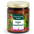 GINGER & SANDALWOOD 4 oz Scented Soy Candle