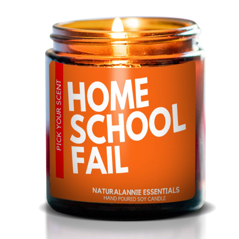 HOME SCHOOL FAIL: Sugared Lemon Scented Soy Candle