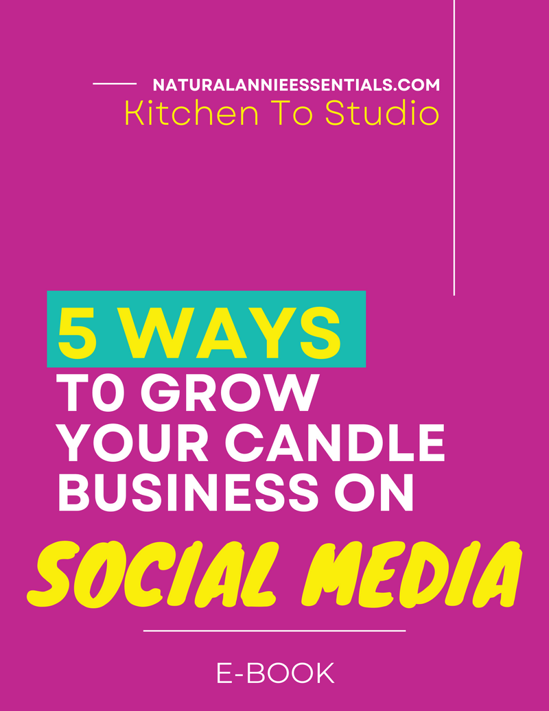 5 Ways To Grow Your Candle Business On Social Media- E-BOOK