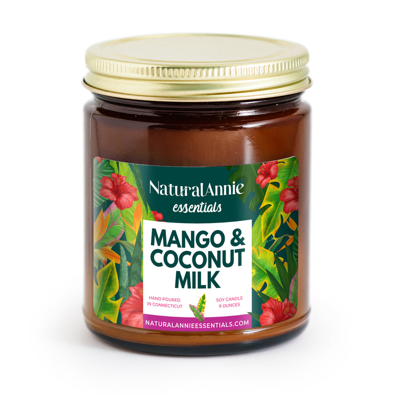 MANGO & COCONUT MILK 4 oz Scented Soy Candle