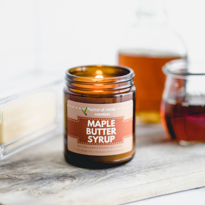 MAPLE BUTTER SYRUP  4 oz Scented Soy Candle