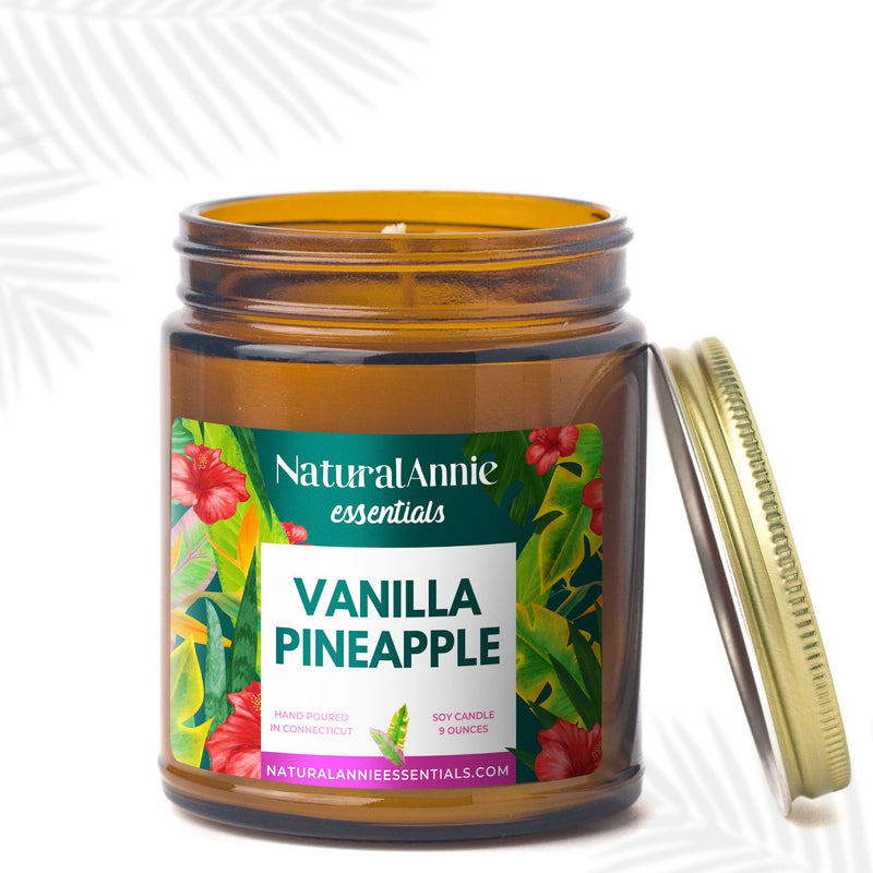 Vanilla Pineapple Scented Soy Candle 9OZ