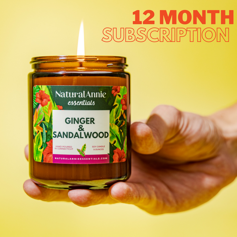 12 Month Candle Subscription | Naturalannie Essentials