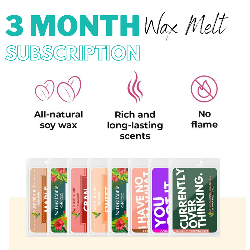 Candle Subscription Boxes - 3 Month Wax Melt | Naturalannie Essentials