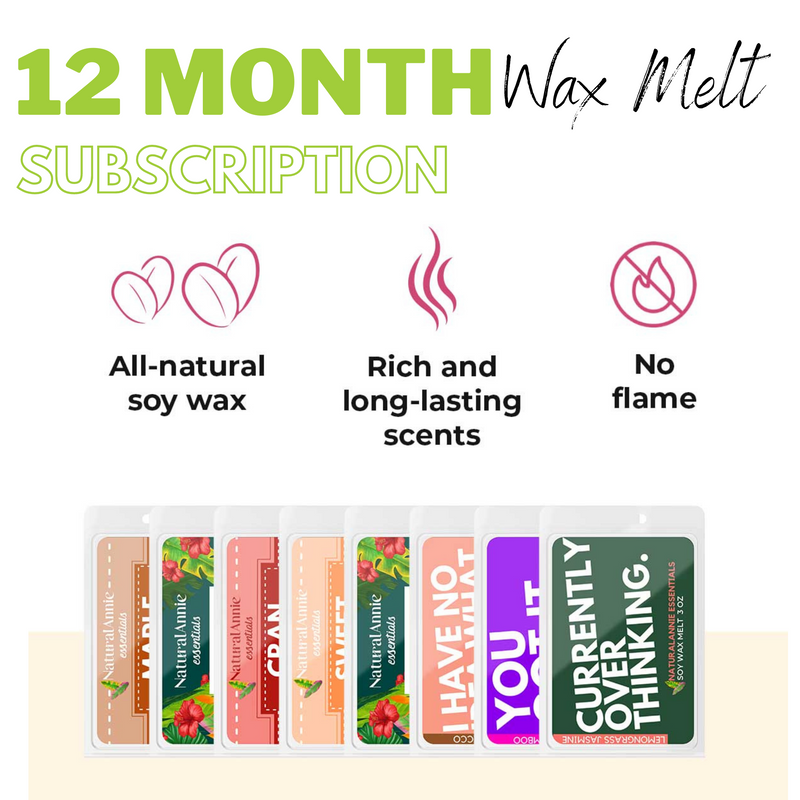 12 Month Wax Melt Subscription | Naturalannie Essentials