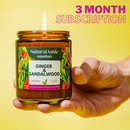 3 Month Candle Subscription | Naturalannie Essentials