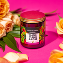 YLANG YLANG & ROSE  9 oz Scented Soy Candle