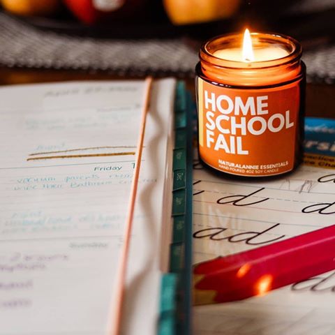 HOME SCHOOL FAIL: Lavender Scented Soy Candle